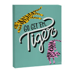 Go Get 'Em Tiger - Mint Palette Canvas Print Gallery Image 8