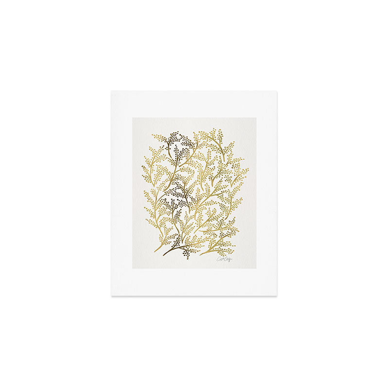 Gold Branches Art Print Gallery Image 1
