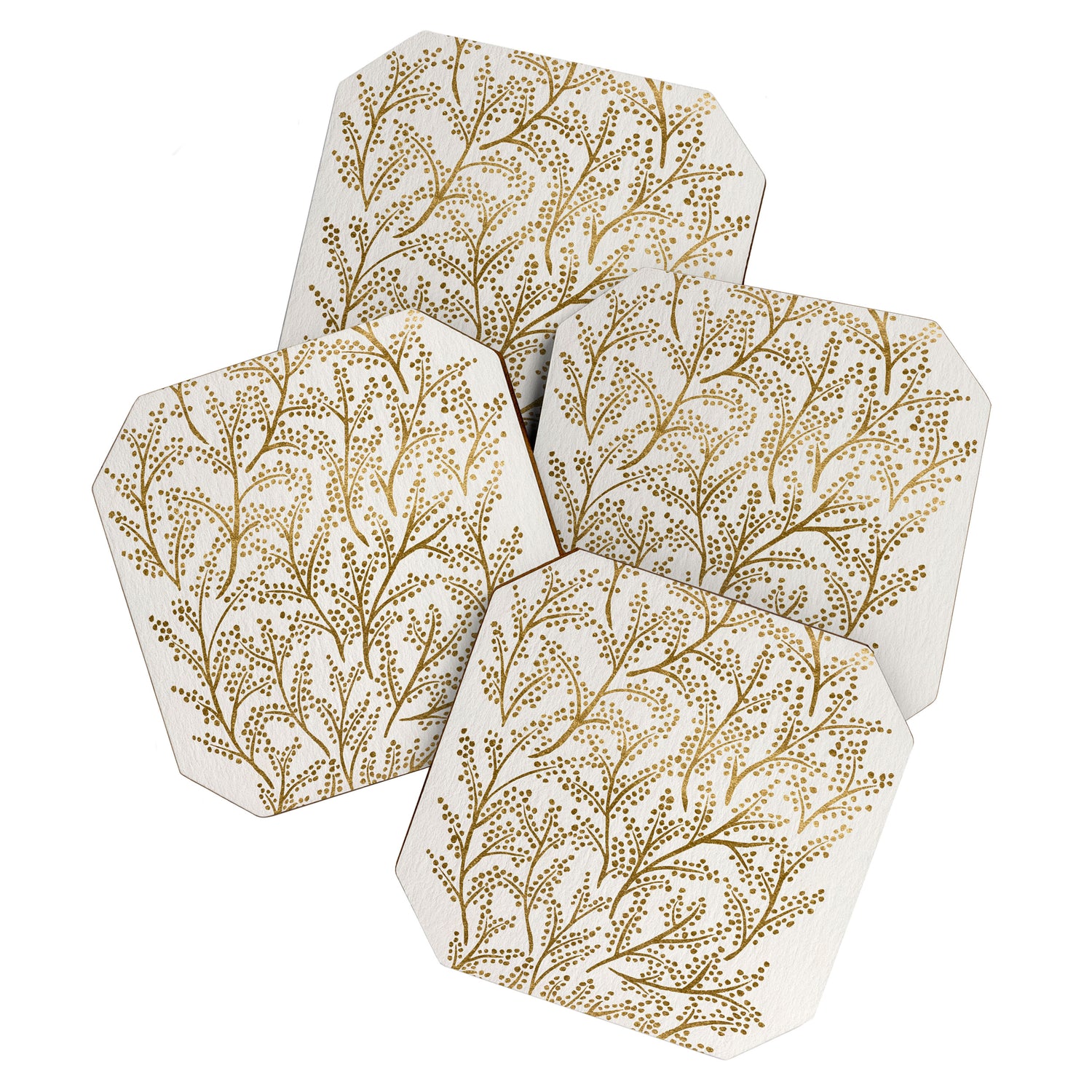 Gold Branches Coaster Gallery Image 1