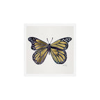 Gold Butterfly Art Print Gallery Image 1