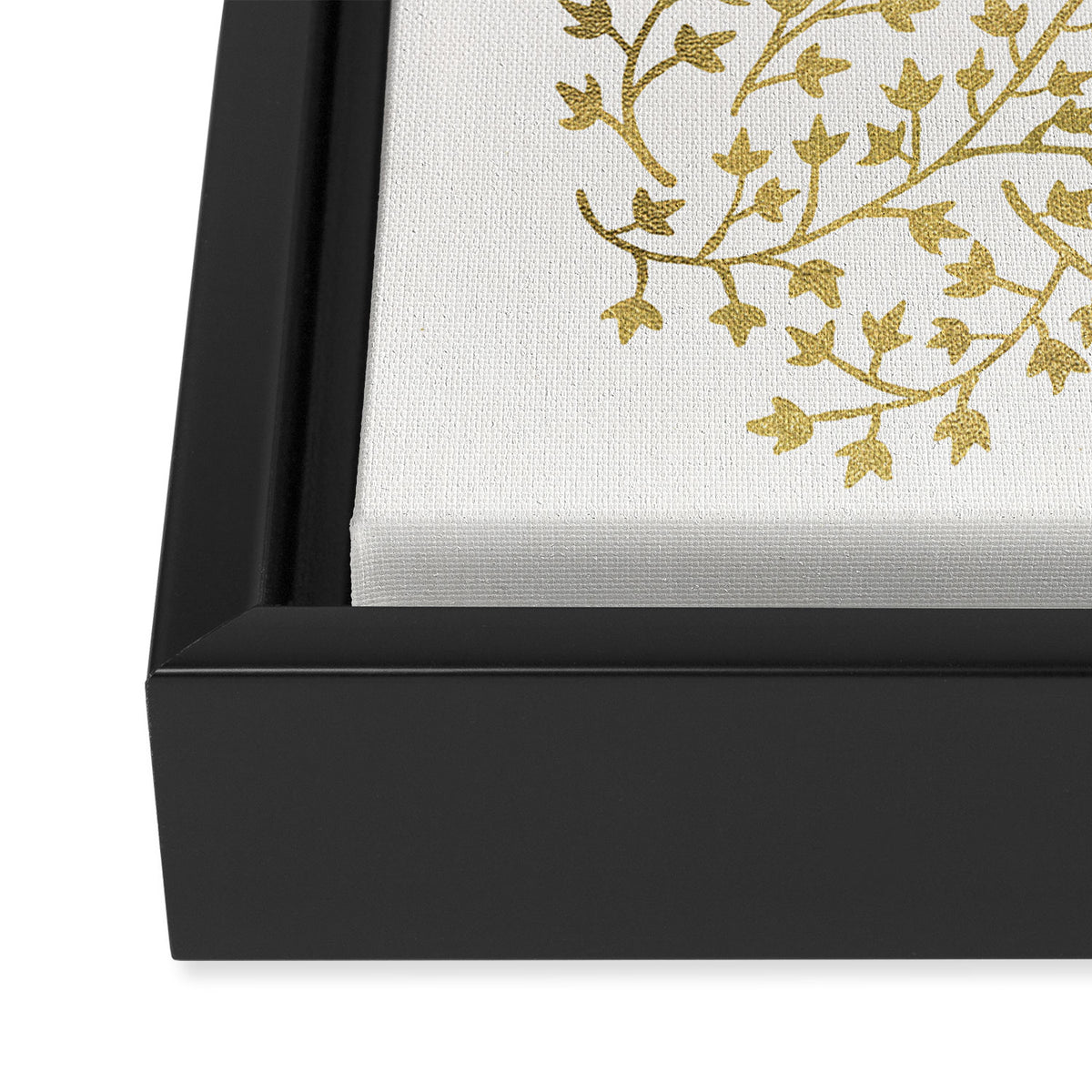 Gold Ivy Framed Canvas Print Gallery Image 3