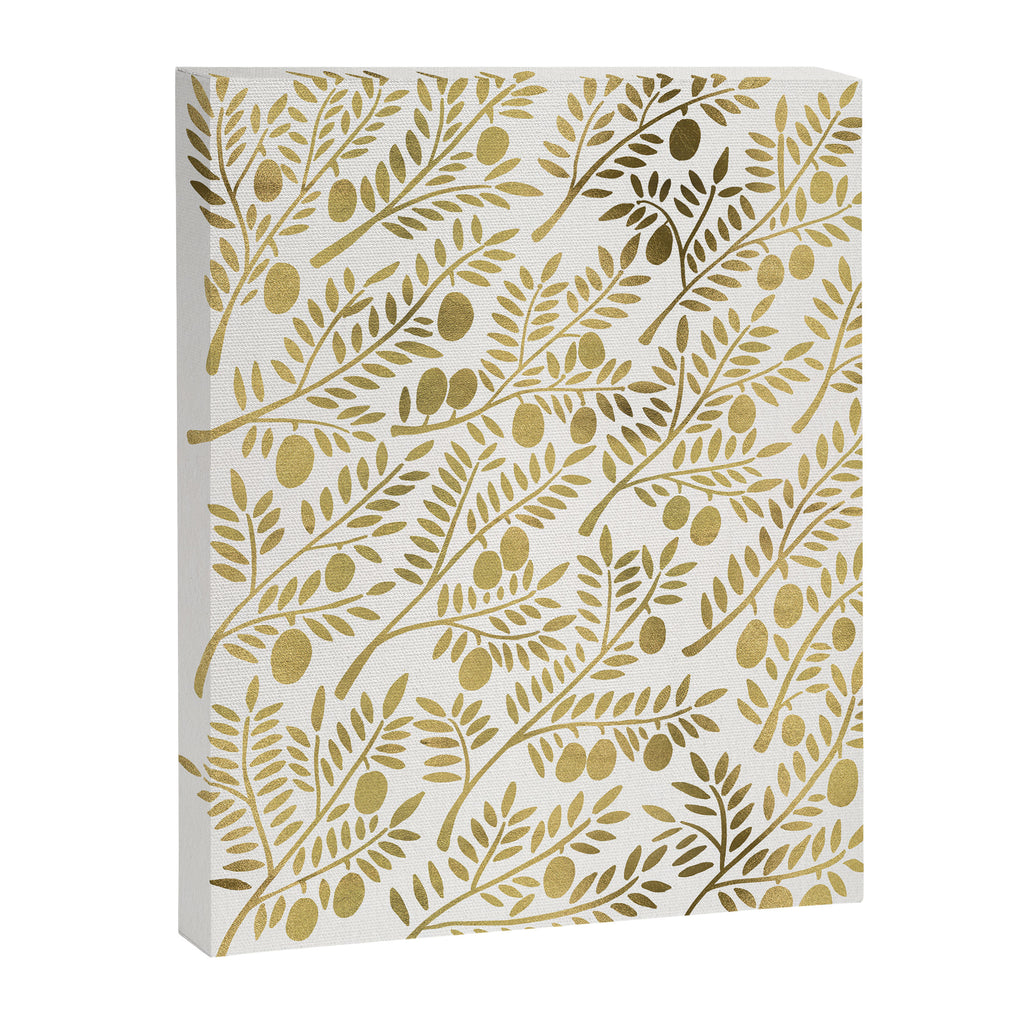 Gold Olive Branches Canvas Print Gallery Image 6