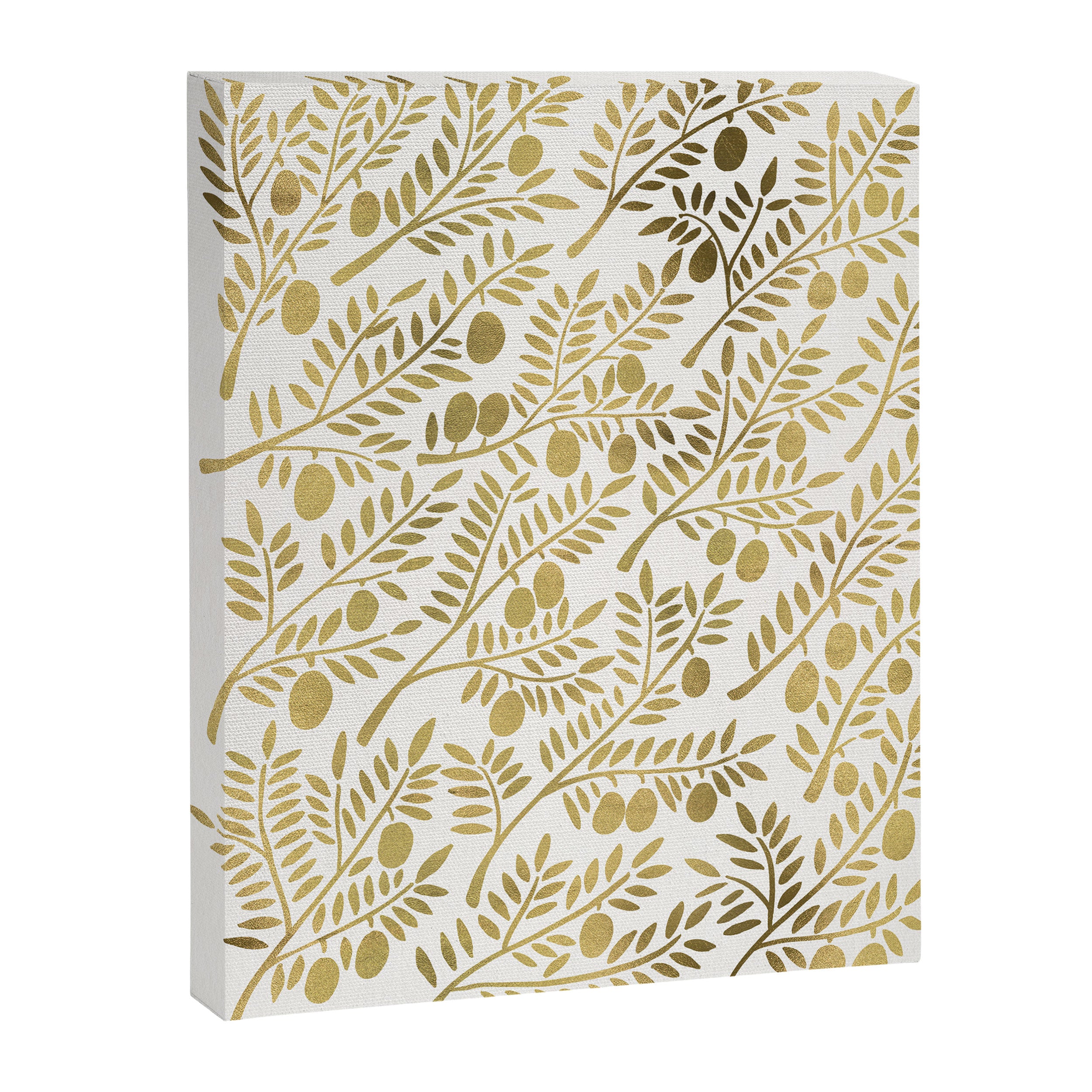 Gold Olive Branches Canvas Print Gallery Image 6