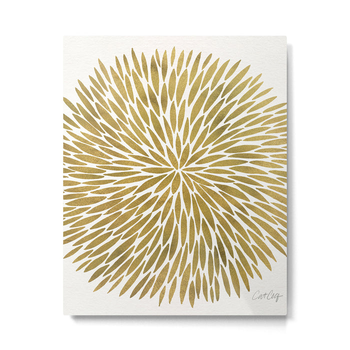 Golden Burst Metal Print Gallery Image 1