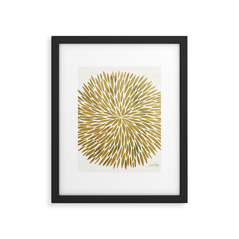 Golden Burst Framed Art Print Gallery Image 4