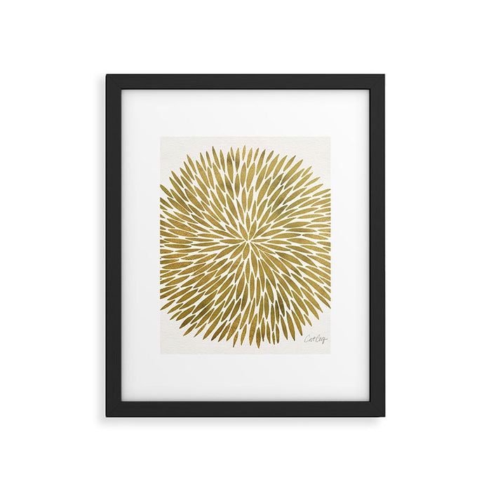 Golden Burst Framed Art Print Gallery Image 1