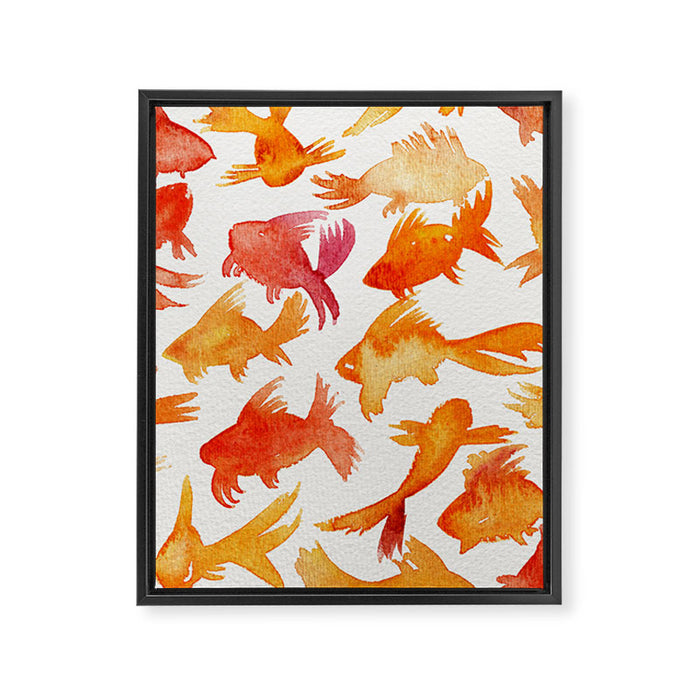Goldfish Framed Canvas Print Gallery Image 1