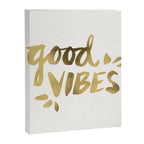 Good Vibes - Gold Ink Canvas Print Gallery Image 8