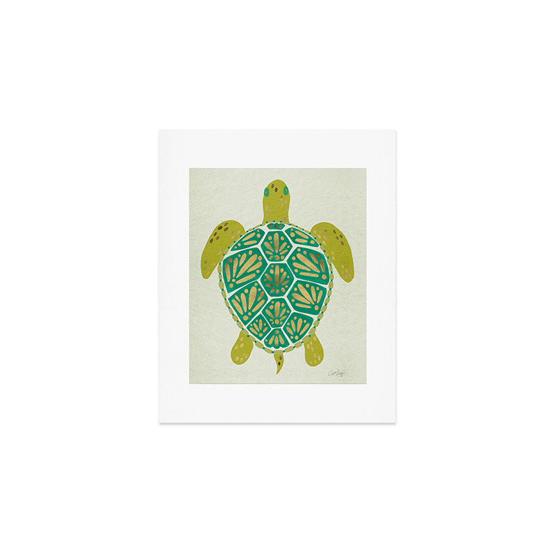 Green Sea Turtle Art Print Gallery Image 1