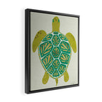 Green Sea Turtle Framed Canvas Print Gallery Image 2