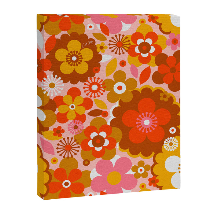 Groovy Florals - Sunshine Canvas Print Gallery Image 1