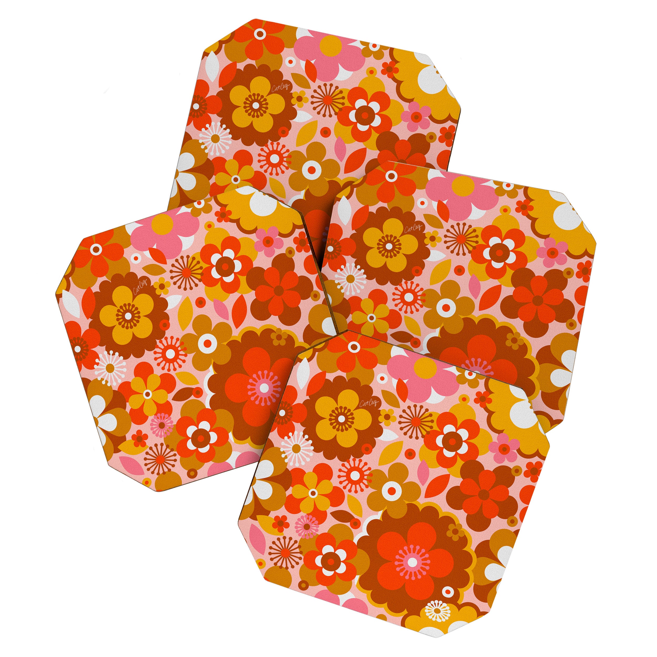 Groovy Florals - Sunshine Coaster Gallery Image 1