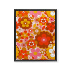 Groovy Florals - Sunshine Framed Canvas Print Gallery Image 8