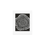 Growth Rings - 65 Years - Black Art Print Gallery Image 1