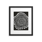 Growth Rings - 65 Years - Black Framed Art Print Gallery Image 4