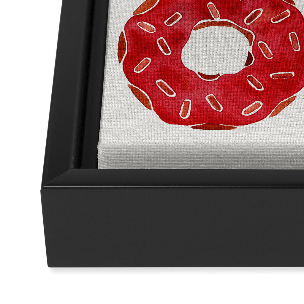 Half Dozen Donuts Framed Canvas Print Gallery Image 3