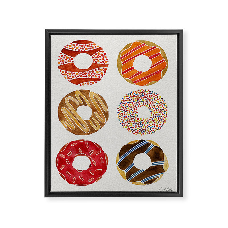 Half Dozen Donuts Framed Canvas Print Gallery Image 8