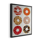 Half Dozen Donuts Framed Canvas Print Gallery Image 2
