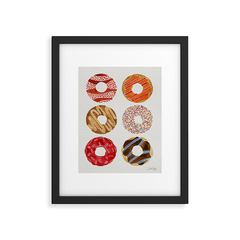 Half Dozen Donuts Framed Art Print Gallery Image 6