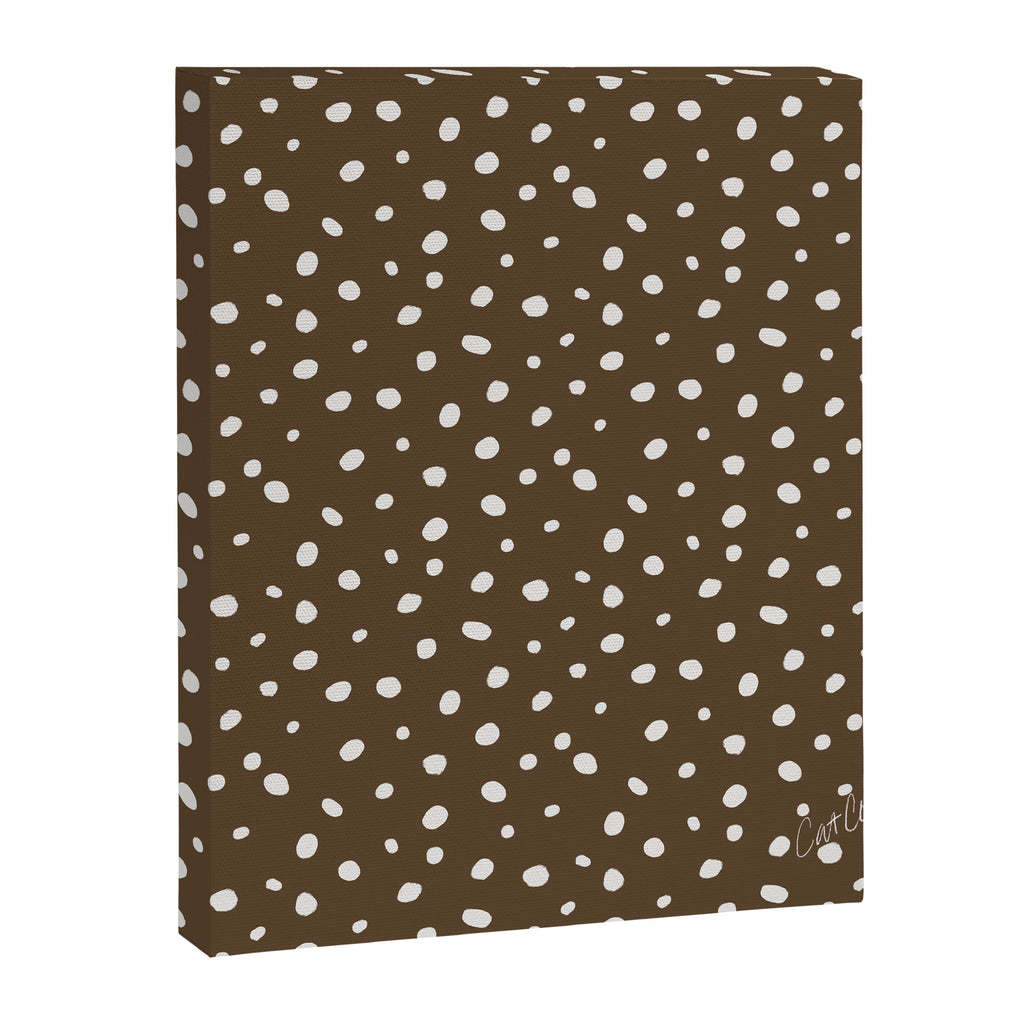 Hand-Drawn Dots - Kraft Canvas Print Gallery Image 8