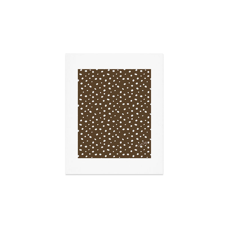 Hand-Drawn Dots - Kraft Art Print Gallery Image 1