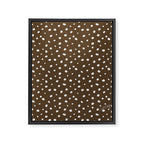 Hand-Drawn Dots - Kraft Framed Canvas Print Gallery Image 8