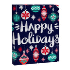 Happy Holidays - Navy Canvas Print Gallery Image 8