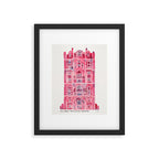 Hawa Mahal - Pink Palace of Jaipur, India Framed Art Print Gallery Image 6