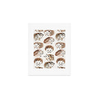 Hedgehogs Art Print Gallery Image 1