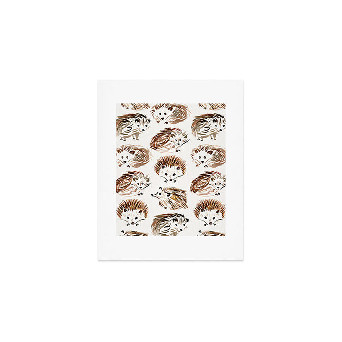 Hedgehogs Art Print Gallery Image 1