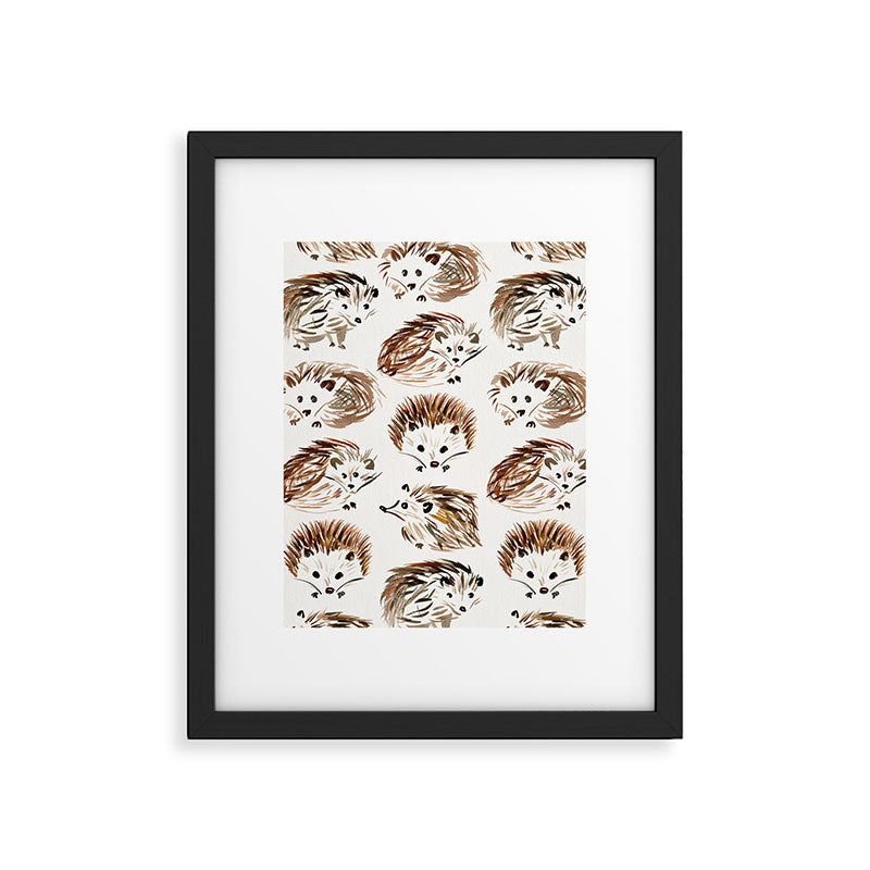 Hedgehogs Framed Art Print Gallery Image 6