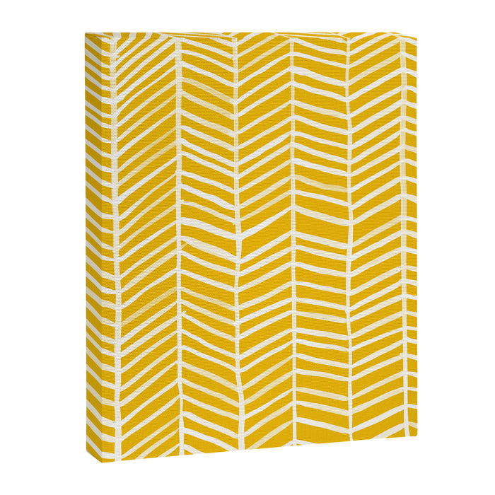 Herringbone - Yellow Palette Canvas Print Gallery Image 1