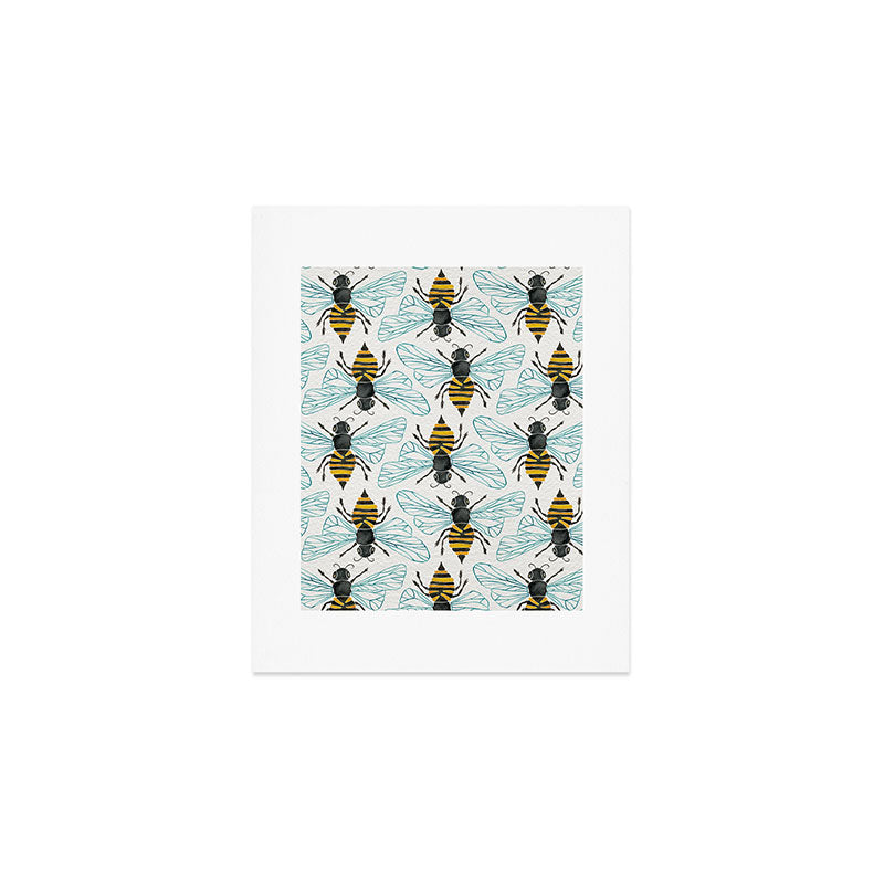 Honey Bee Art Print Gallery Image 1