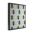 Honey Bee Framed Canvas Print Gallery Image 2