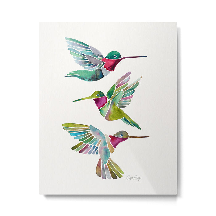 Hummingbirds Metal Print Gallery Image 1