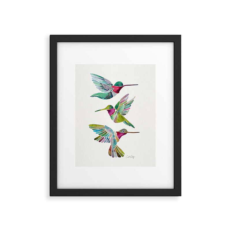 Hummingbirds Framed Art Print Gallery Image 5
