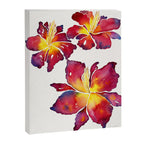 Iris Bloom - Red Palette Canvas Print Gallery Image 8