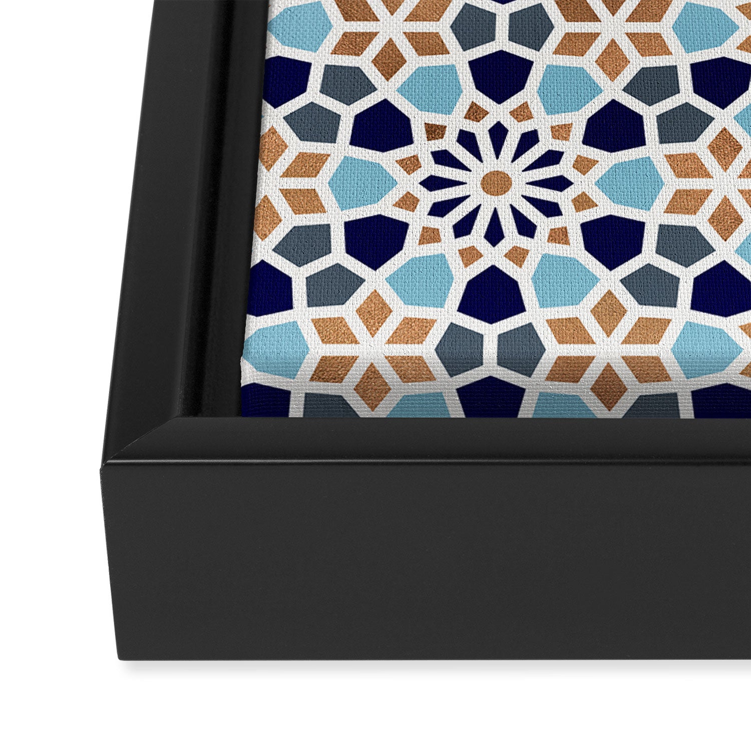 It Really Do Be Like That Sometimes â Blue & Rose Gold Framed Canvas Print Gallery Image 3