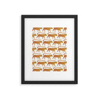 Jaguar Pattern Framed Art Print Gallery Image 5