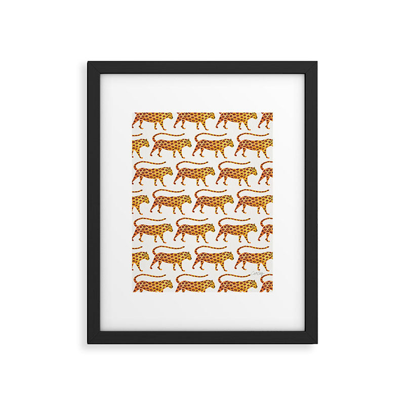 Jaguar Pattern Framed Art Print Gallery Image 4
