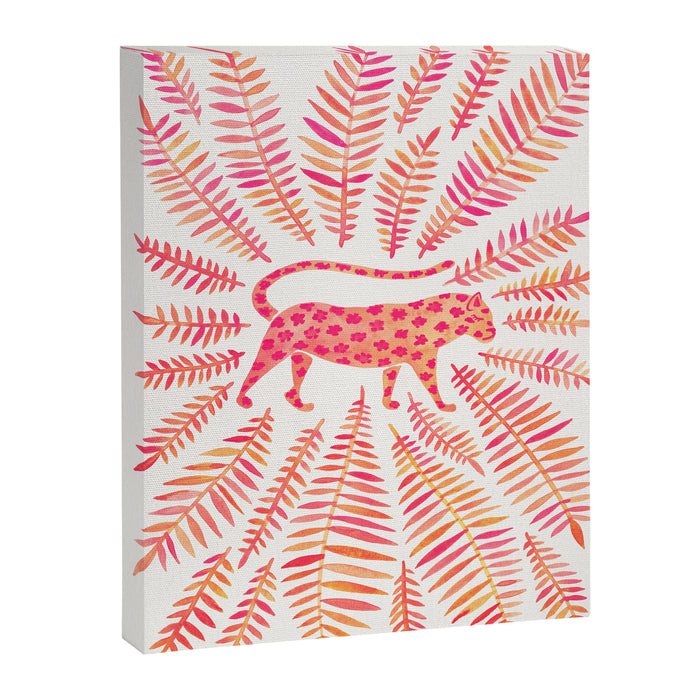Jaguar - Pink OmbrÃ© Palette Canvas Print Gallery Image 1