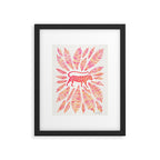 Jaguar - Pink OmbrÃ© Palette Framed Art Print Gallery Image 5