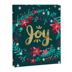 Joy Wreath - Teal Canvas Print Gallery Image 8