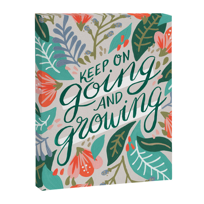 "Keep on Going and Growing" inspired by Eliza Blank, The Sill Canvas Print Gallery Image 1