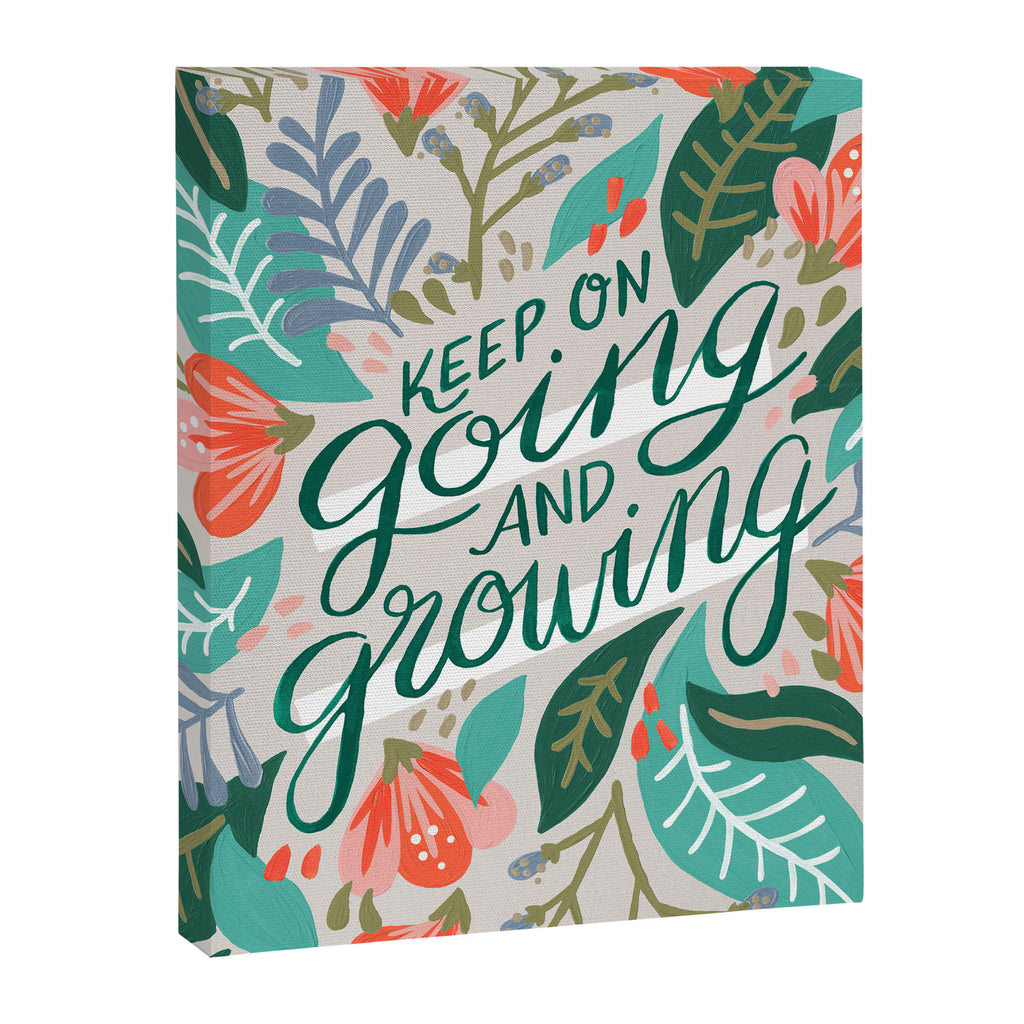 "Keep on Going and Growing" inspired by Eliza Blank, The Sill Canvas Print Gallery Image 8