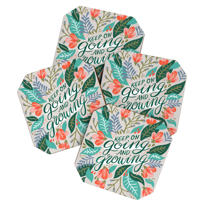 "Keep on Going and Growing" inspired by Eliza Blank, The Sill Coaster Gallery Image 1