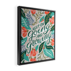 "Keep on Going and Growing" inspired by Eliza Blank, The Sill Framed Canvas Print Gallery Image 2