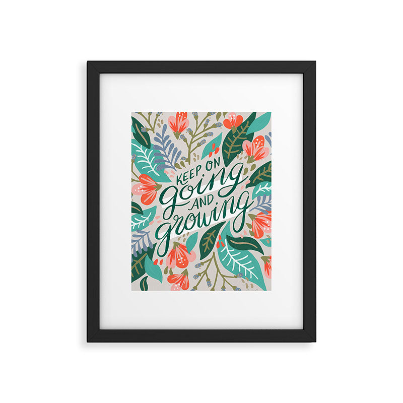 "Keep on Going and Growing" inspired by Eliza Blank, The Sill Framed Art Print Gallery Image 4