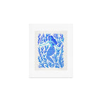 Kelp Forest Mermaid - Blue Palette Art Print Gallery Image 1