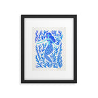 Kelp Forest Mermaid - Blue Palette Framed Art Print Gallery Image 5